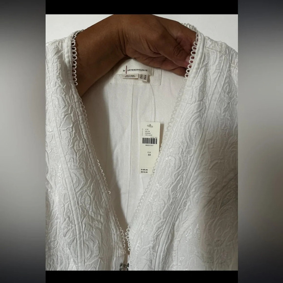 By Anthropologie sleeveless ruffle mini dress - Picture 7 of 10